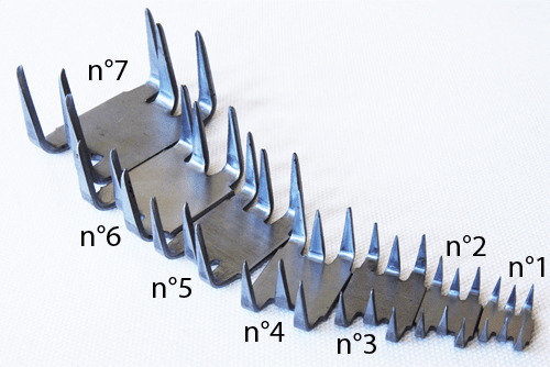 6 points fasteners for heavy duty belts