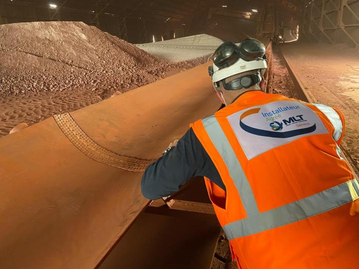 Audit of a conveyor in a mine