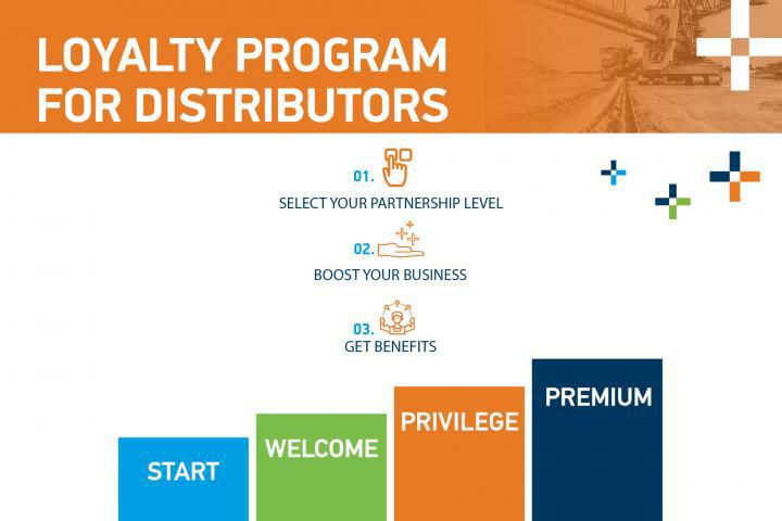 Loyalty program for distributors