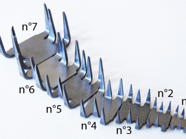 6 points fasteners for heavy duty belts