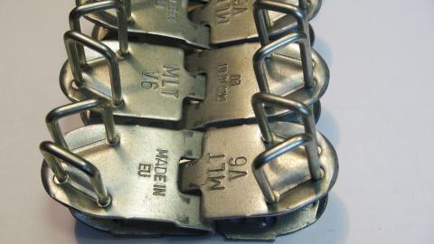 RV6 fasterner for heavy duty belts