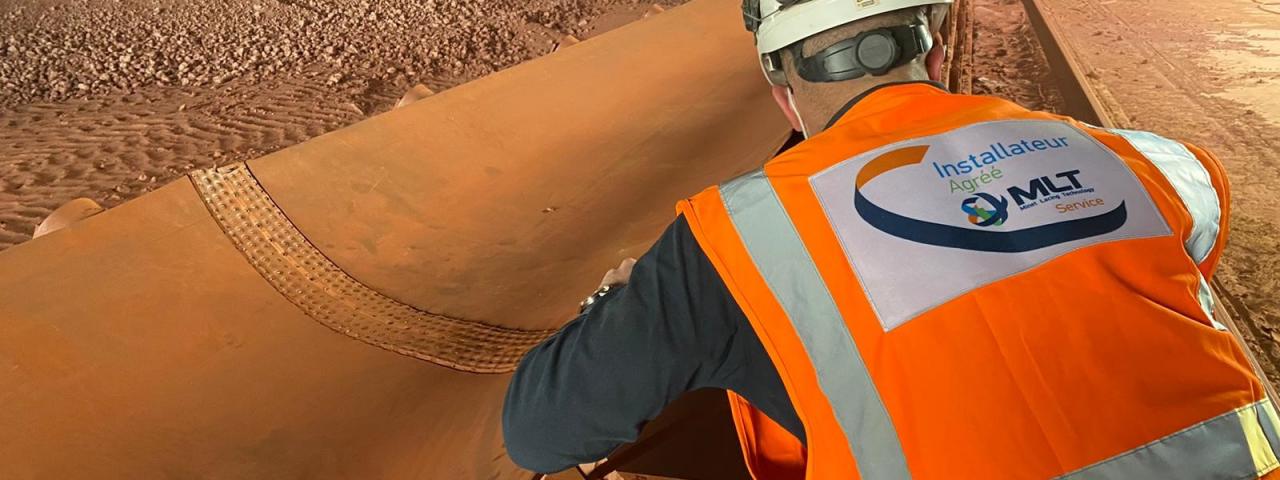 Audit of a conveyor in a mine